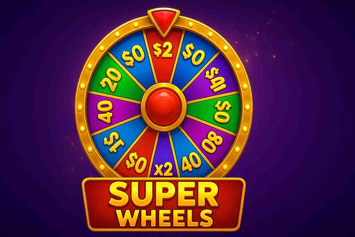 Super Wheels slot game com tema de corrida no QDQD slots